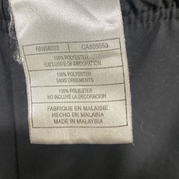 Vintage Nike Womens Elastic Waistband Mesh Lined Track Pants Gray Yellow Medium - Picture 6 of 9